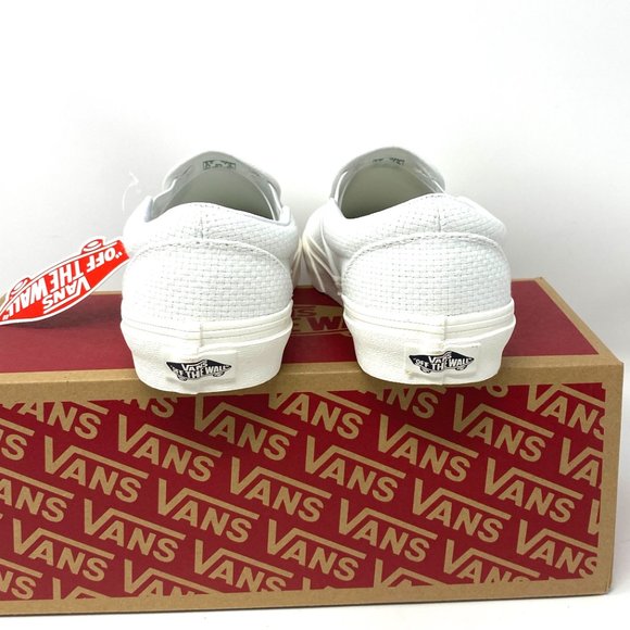 💖MEGA SALE💖VANS Womens Classic Slip On  Casual Check White   Logo VN0A33TB45P - Picture 5 of 12